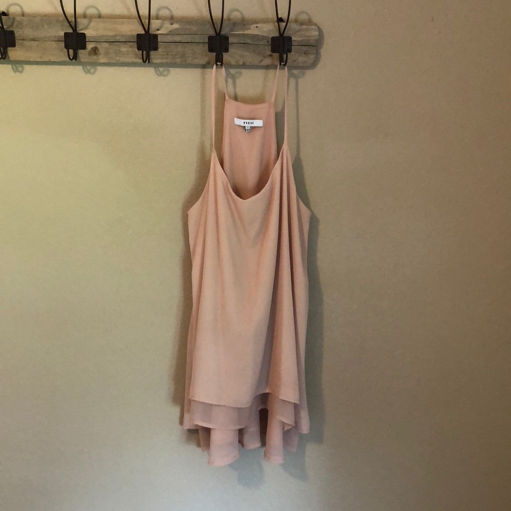 Chiffon top.